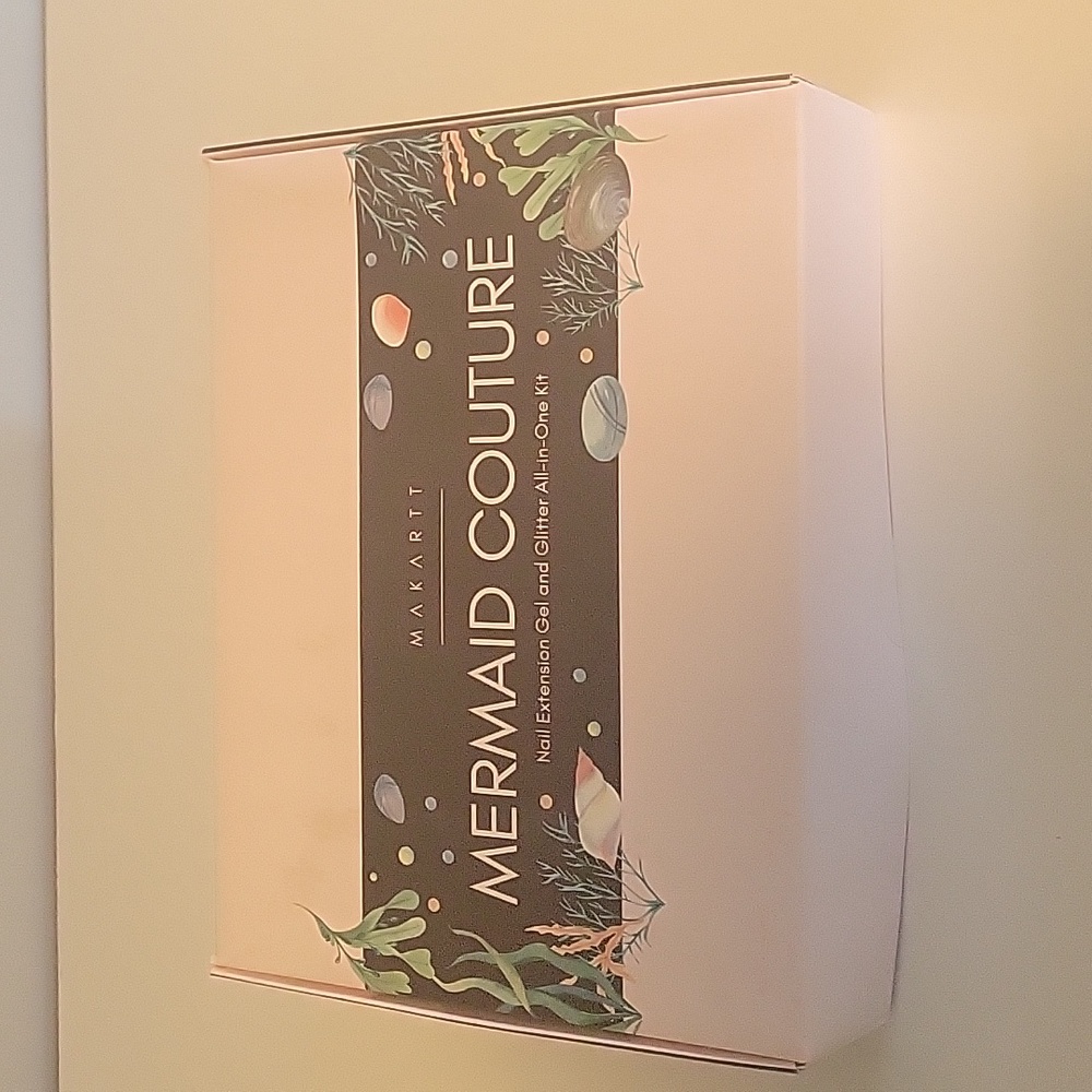 Makartt Mermaid Couture Nail Extension Gel and Glitter Kit